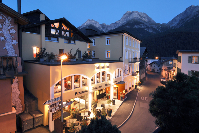 Das Hotel Curuna in Scuol