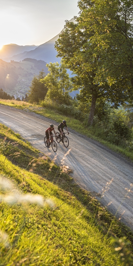 Gravel & Bike auf der Runda Sinestra