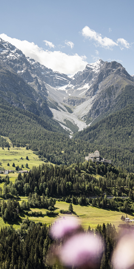 Schloss Tarasp im Sommer