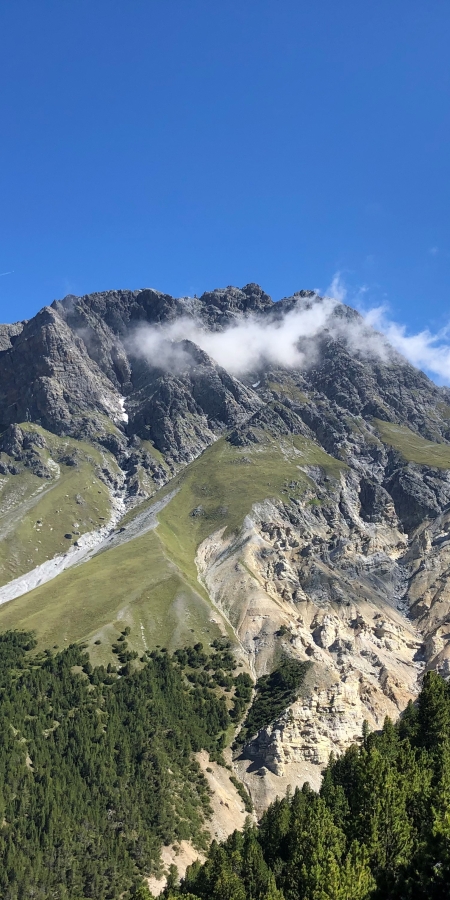 Piz Madlain bei S-charl im Unterengadin