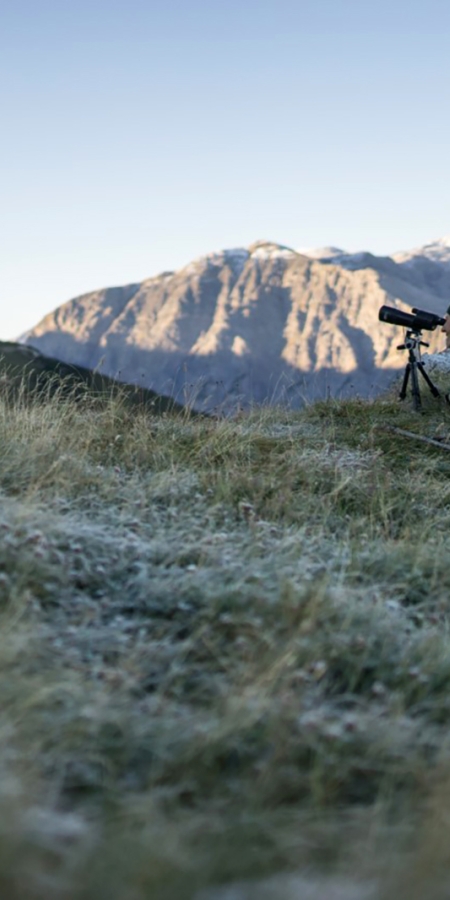 Auf Jagd im Unterengadin mit Familie Riatsch. Bild: Dominik Täuber.