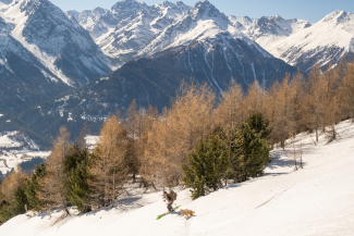 Fahrt zurück ins Tal.