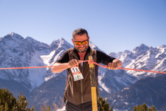 Curdin während seiner Arbeit als Wildhüter.