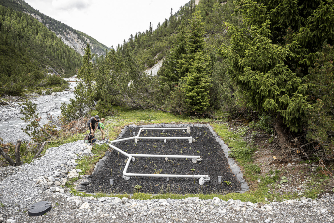 Nachhaltige Lebensweise in und rund um die Chamanna Cluozza im Schweizer Nationalpark. Foto: Andrea Badrutt Nachhaltige Lebensweise in und rund um die Chamanna Cluozza im Schweizer Nationalpark.
