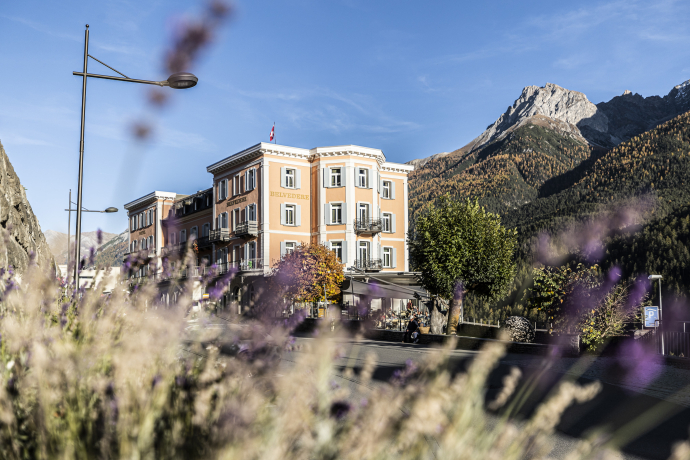 Hotel Belvedere in Scuol. Foto: Andrea Badrutt Hotel Belvedere in Scuol.