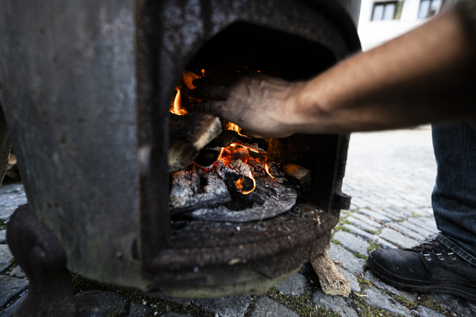 Aufbereitung von Warmwasser.