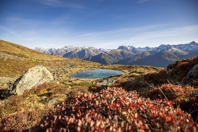 Der Bergsee Lai Raduond im Unterengadin. Bild: Dominik Täuber. Der Bergsee Lai Raduond im Unterengadin. Bild: Dominik Täuber.