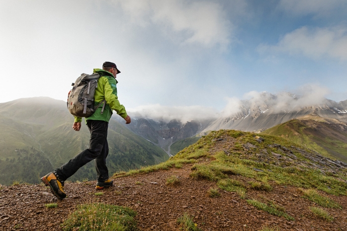 Parkwächter im Schweizerischen Nationalpark. Parkwächter im Schweizerischen Nationalpark.